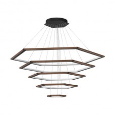 Подвесной светильник GALAXY WOODEN 5 Black 4000K