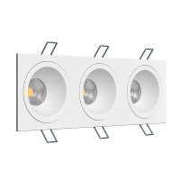 Встраиваемый светильник под сменную лампу Ledron AO1501009 SQ3 Black-White Встраиваемый светильник под сменную лампу Ledron AO1501009 SQ3 Black-White