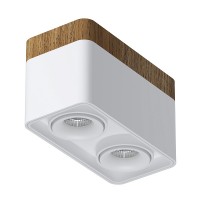 Накладной светодиодный светильник Ledron TUBING 2 Wooden 30 Black-White Накладной светодиодный светильник Ledron TUBING 2 Wooden 30 Black-White