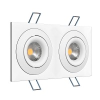 Встраиваемый светильник под сменную лампу Ledron AO1501005 SQ2 Black-White Встраиваемый светильник под сменную лампу Ledron AO1501005 SQ2 Black-White