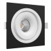 Встраиваемый  светодиодный светильник Ledron MJ1006 SQ Black-White