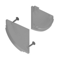 Комплект заглушек для углового профиля 3030-Z Black Комплект заглушек для углового профиля 3030-Z Black