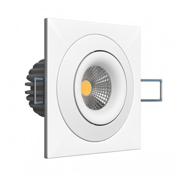 Встраиваемый  светодиодный светильник Ledron LH07SB-R SQ White
