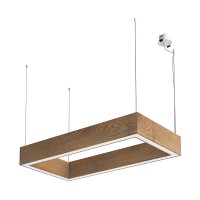 Подвесной светодиодный светильник Ledron KVADRO Basic 340х690 Black 3000K Подвесной светодиодный светильник Ledron KVADRO Basic 340х690 Black 3000K