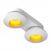 Накладной  светодиодный светильник Ledron KRIS SLIM 2 White-Black
