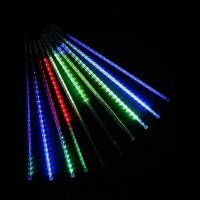 Тающие сосульки ALEDUS 80 см, 10 шт, черный провод, ПВХ, RGB Тающие сосульки ALEDUS 80 см, 10 шт, черный провод, ПВХ, RGB