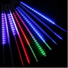 Тающие сосульки ALEDUS 50 см, 10 шт, белый провод, ПВХ, RGB